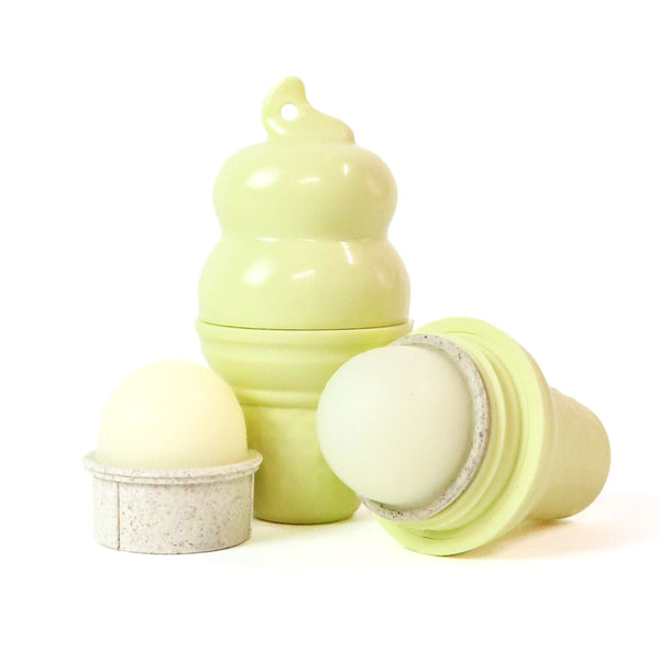 2 Pack - Refillable Lip Balm (Lemon) + Pod (Fuzzy Peach or Espresso)