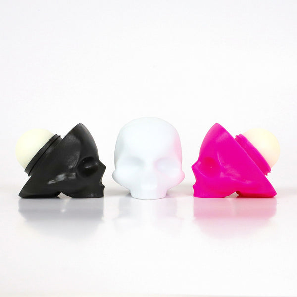 Neapolitan Skull Lip Balm - 3 PACK (Mint/Vanilla/Passion Fruit)