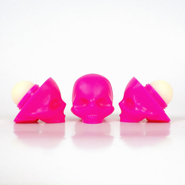 Pink Skull Lip Balm - 3 PACK (Vanilla/Mint/Passion Fruit)