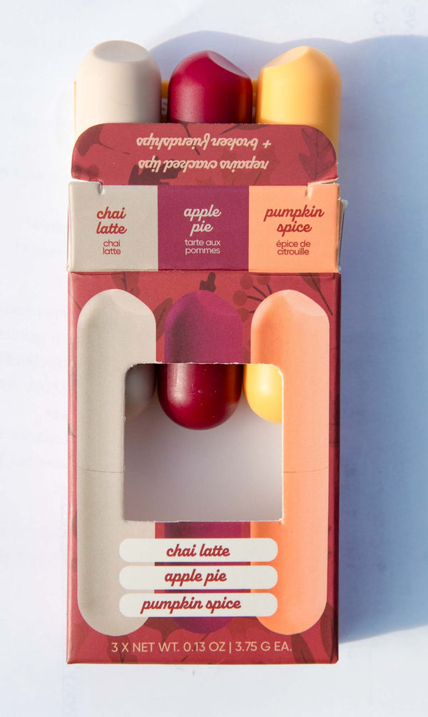 Fall Trio - 3 Pack NEW Sleek Sticks (Chai Latte / Pumpkin Spice / Apple Pie)