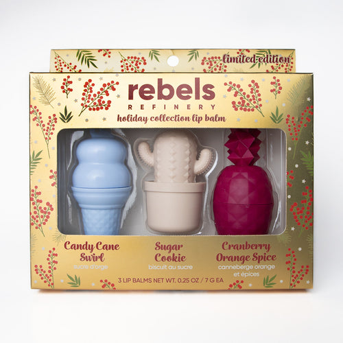 限定★リップ リミテッド エディション セット The Holiday Indulgence Gift Set ✨🍦🌵🍍 – Rebels Refinery Inc