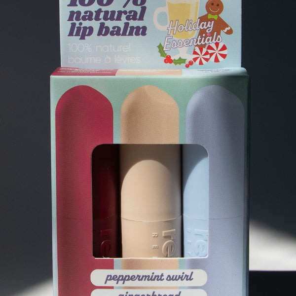 🍪🎅 Holiday Treats Lip Trio — Egg Nog, Gingerbread & Peppermint