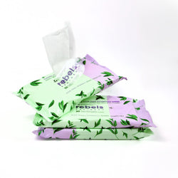 Green Tea Plant-based Face & Body Wipes - Biodegradable