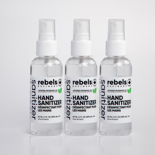 Hand Sanitizer Spray - Japanese Peppermint Oil - 3 PACK
