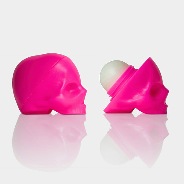 Skull Lip Balm - Passion Fruit, Mint or Vanilla (Hot Pink)